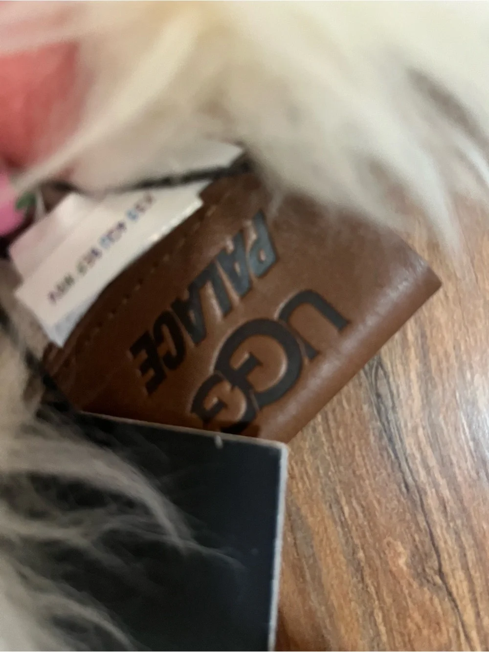 Palace x UGG Cream Sheepskin Fur Throw Rug